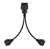 Amazon.com: OBDII Splitter Y Cable, J1962M to 2-J1962F, 1ft (145802): Automotive cover